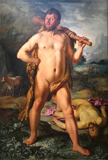 Hendrick Goltzius Hercules and Cacus oil painting picture